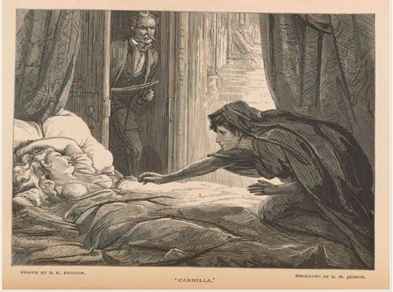 Illustration aus “The Dark Blue” von D.H. Friston (1872)