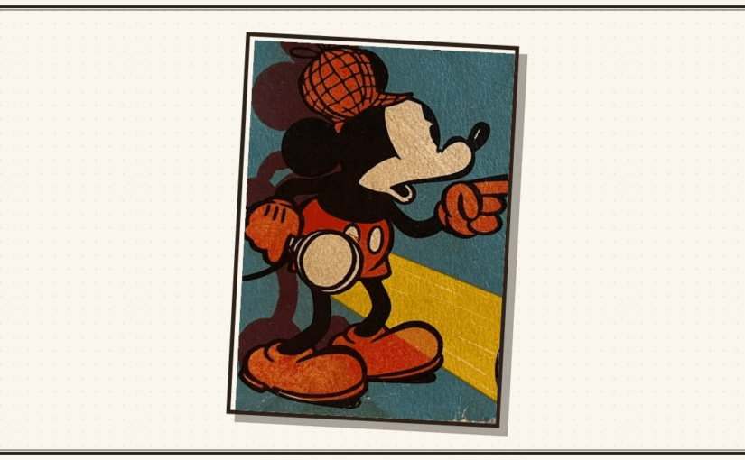 Micky Maus als Ermittler